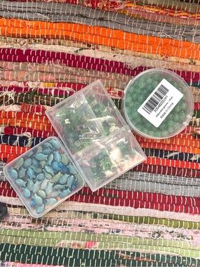 Amazon Green and Teal Mixed Media Bead Assortment